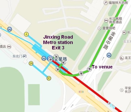 Jinxing Road Metro station exit 3